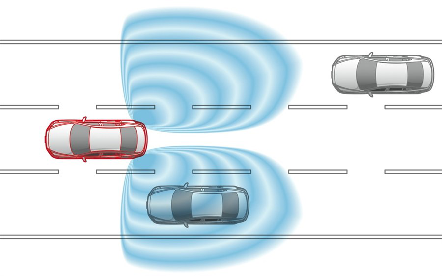 Rear Vehicle Monitoring System of Mazda