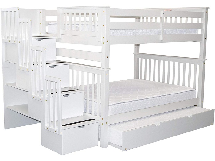L-shaped bunk beds for adults